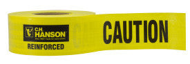 C.H Hanson Barricade Tape-CAUTION 500'x3"x5Mil Reinforced
