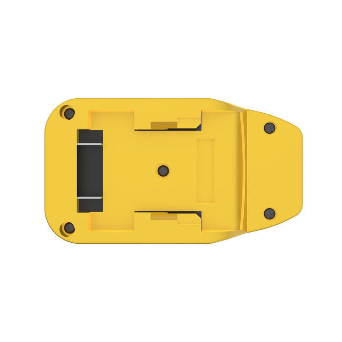 DeWalt 20V MAX to Craftsman 20V Bolt-On battery adapter - battery-side connection, terminal block and copper contacts