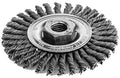 K-T Industries 4" Knot Wheel Narrow 5/8-11