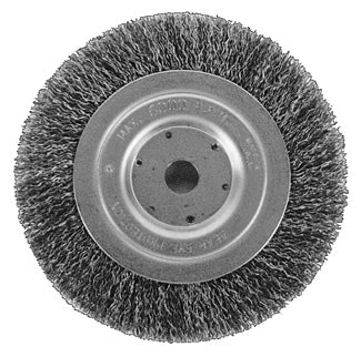 K-T Industries 6" Wheel Brush Medium 1/2 - 5/8