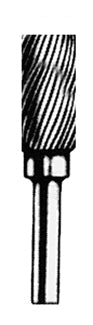K-T Industries Sa-3 3/8" Cly Flat Top 1/4" Shank