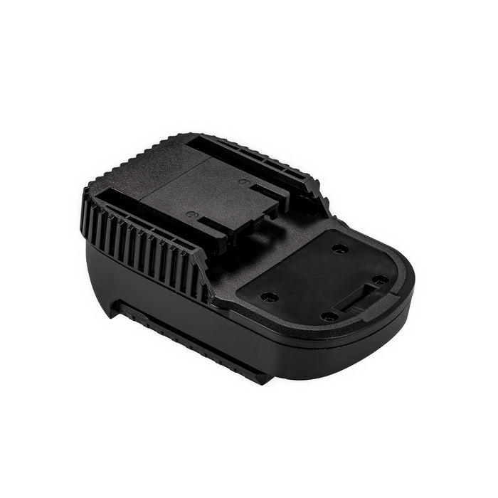 RIDGID 18V to Bosch 18V GBA (Blue) battery adapter - battery-side connection with the socket rails and four housing screws