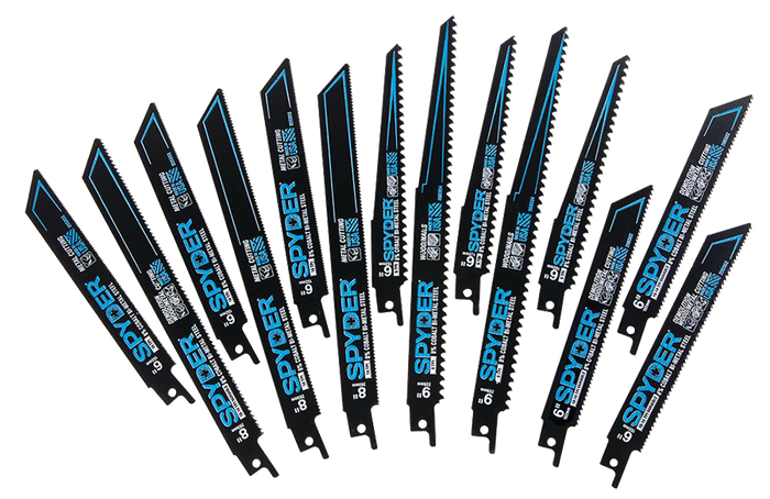 Spyder Black Series Bi-Metal 5pc BIM Reciprocating Kit 9" 10/14TPI