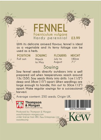 Thompson & Morgan Kew 'Fennel' seeds